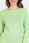 Zivame Lounge Pointelle Top - Jade Lime — thumbnail 5